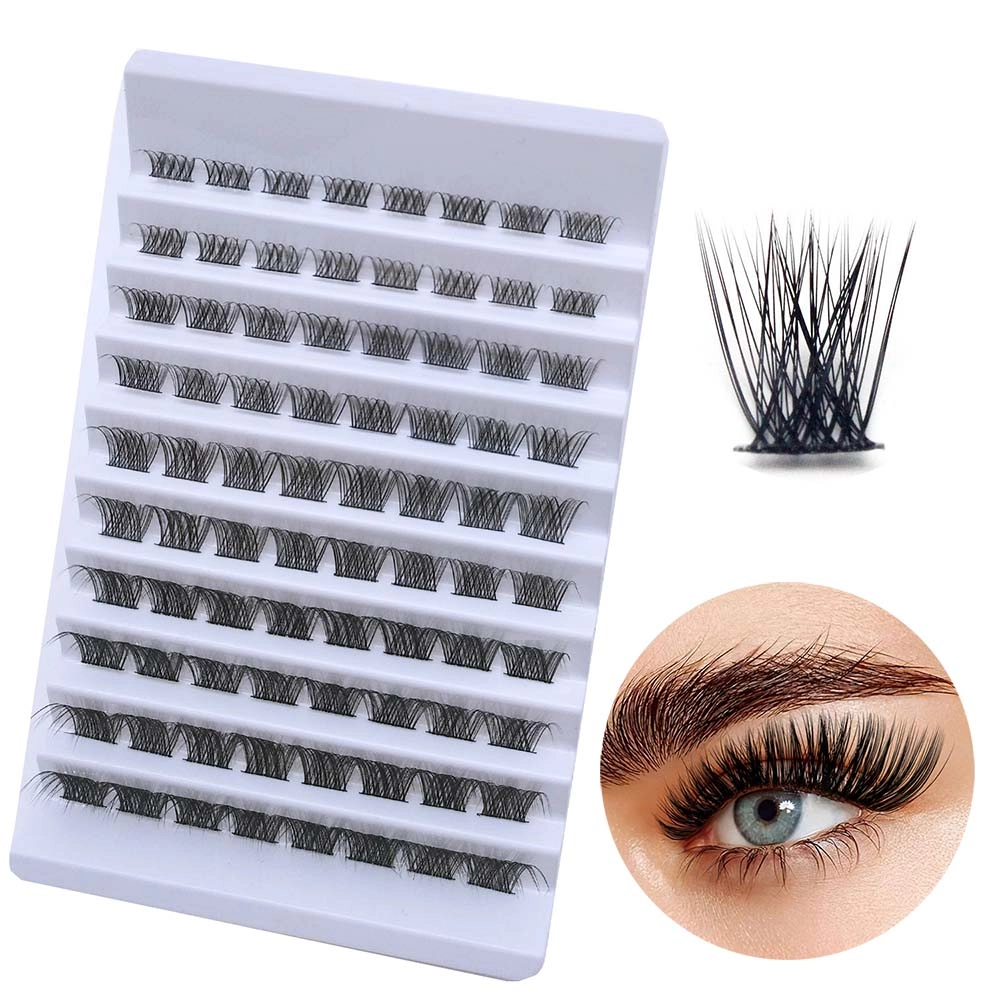 DIY Cluster Lashes Extension at Home