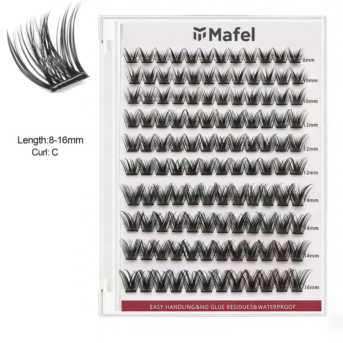 Pre-glued Cluster Lashes